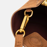 Camille Suede-Look Bucket Bag