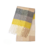 Lilith Plaid Cashmere Wool Scarves