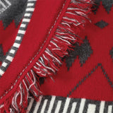 Winona Tribal Jacquard Fringe Cardigan