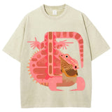 Abstract Lizard Print T-Shirts