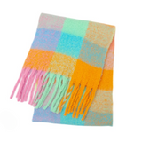 Lilith Plaid Cashmere Wool Scarves