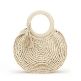 Aranza Round Tassel Straw Totes