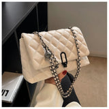 Brigit Quilted Leather-Look Shoulder Bag
