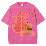 Abstract Lizard Print T-Shirts
