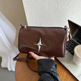 Faith Starlight Vintage Faux Leather Shoulder Bag