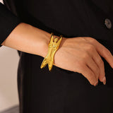 Female Figure Cuff Bracelet