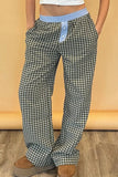 Susie Casual Plaid Boxer Pants