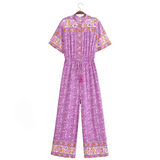 Sofia Bohemian Paisley Prints Jumpsuit