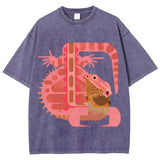 Abstract Lizard Print T-Shirts