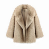 Joëlle Oversized Gradient Faux Fur Coat