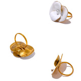 Sadie Sculpted Bloom Statement Ring