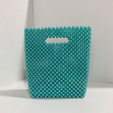 Ava Acrylic Beads Day Clutch Bag