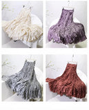 Elara Crinkle Maxi Skirt