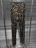 Carly Leopard Ribbed Leggings Pants