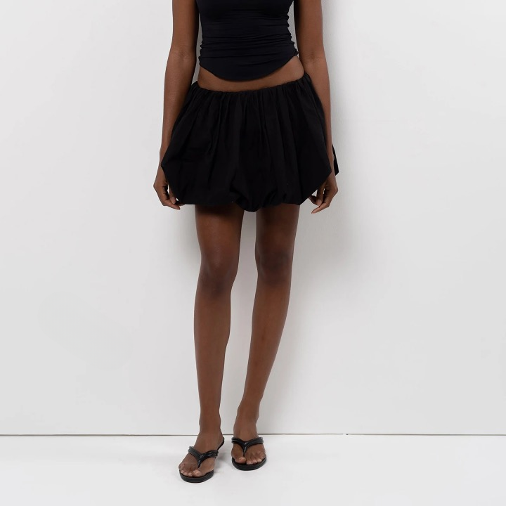 BALLOON MINI SKIRT - Black | ZARA United States