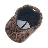 Asha Leopard Faux-Fur Baseball Cap