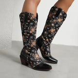 Phoebe Retro Prints Cowboy Boots