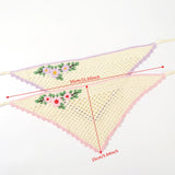 Heidi Crochet Floral Head Scarf