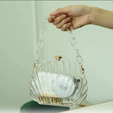 Emelda Clear Acrylic Shell Bag