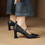 Veronica Perforated MaryJane Pump