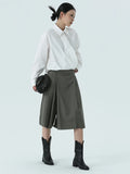 Maya Irregular Pleated Skorts