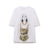 Fashion Girl Sketch Graphic T-Shirt