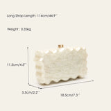 Myka Acrylic Sculpted Evening Box Bag