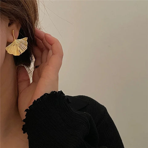 Lilja Ginko Leaves Earrings
