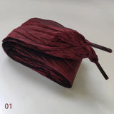 Ombre Wide Silk Bow Shoelaces