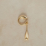 Metal Tear Drop Ear Cuff