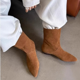 Gwen Slouchy Suede Ankle Boots