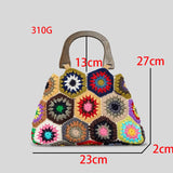 Bohemian Crochet Pattern Mini Satchel Bag
