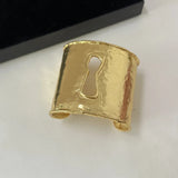 Carin Keyhole Cuff Bracelet