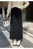Sonoma Furry Plush Knit Maxi Skirt