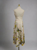 Sarai Garden Floral Print Retro Dress