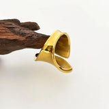Gold Irregular Wrap Open Ring