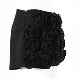 Karina Rosette Applique Shorts