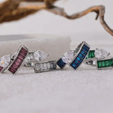 Colorful Cubic Zirconia Wrap Ring