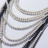 Francis Beaded Waterfall Bib Necklace