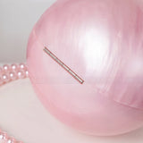 Niew Pink Acrylic Pearlescent Egg Evening Clutch