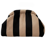 Emela Stripe Knit Day Clutches