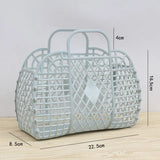 Candy Colors PVC Assembly Mesh Basket Bag