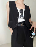 Casey Cropped Blazer Vest