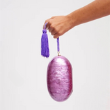 Coralie Acrylic Egg Shape Clutch Bag