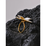 Sadie Sculpted Bloom Statement Ring