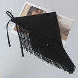 Silk Embroidery Tassel Cummerbund Belt
