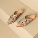 Vail Vine Motif Western Mules