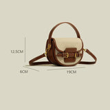 Damien Retro Saddle Mini Flap Bag