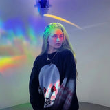 Alien Pattern Street Style Knit UNISEX Sweater