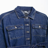Bertha Denim Trench Jacket